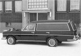 Überführungswagen Mercedes 250 S mit Rappold-Aufbau aus dem Jahr 1968
