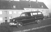 Überführungswagen Opel Olympia, Baujahr 1959, in Eigenarbeit verlängert und ausgebaut